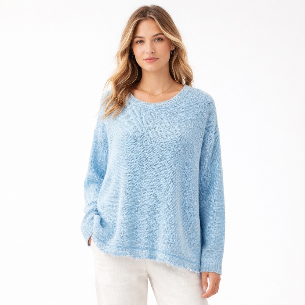 Parkhurst Cotton Country XL Blue Beach Cotton Pullover Coastal